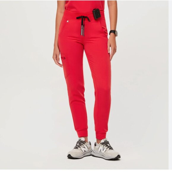 Figs Zamora Joggers. Neon Red XXL Tall - Picture 1 of 3